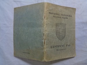 náhled knihy - Cestovný pas (Reisepass) Slovenská Republika (Slowakische Republik)