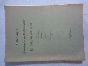 náhled knihy - Mitteilungen der Schweizerischen Centralanstalt für das forstliche Versuchwesen