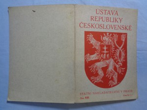 náhled knihy - Ústava Československé republiky (1920) Ústava republiky Československé