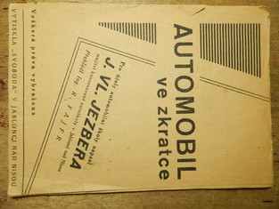 náhled knihy - automobil ve zkratce, napsáno pro účely automobilní školy