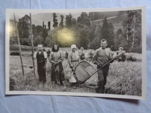 náhled knihy - Žně v Bratřejůvce na Valašsku (fotopohlednice)