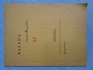 náhled knihy - Balada o knížce Republice