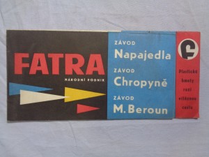 náhled knihy - Fatra: národní podnik - letáček