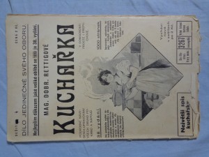 náhled knihy - Kuchařka: rok 1928 sešit 4.