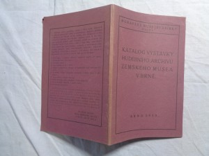 náhled knihy - Katalog výstavky hudebního archivu zemského musea v Brně 