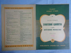 náhled knihy - Svatební gavotta intermezzo z baletu 