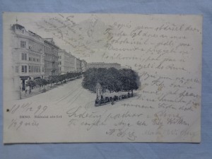 náhled knihy - Brno. Nádražní náměstí.