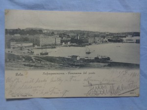 náhled knihy - Pola. Hafenpanorama. - Panorama del porto