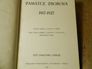 náhled knihy - Památce Zborova 1917-1927