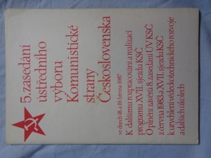 náhled knihy - 5. zasedání ústředního výboru Komunistické strany Československa 
