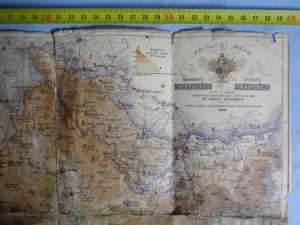 náhled knihy - Příruční mapa markrabství moravského vévodství slezského