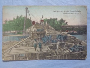 náhled knihy - Erinnerung an die Save-Brücke Weinachten 1915