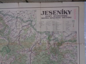náhled knihy - Jeseníky - hory rychlebské - mapa