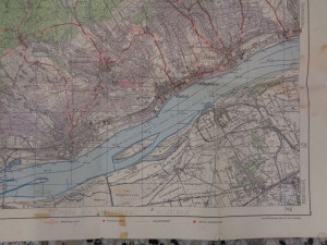 náhled knihy - Topografische Karte 1:25000 Rheingau - mit Wanderwegen