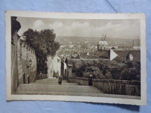 náhled knihy - Praha - Staré zámecké schody.