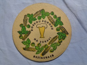 náhled knihy - Pivní podtácek: Restaurace - dobrou pohodu, na zdraví