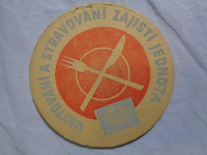 náhled knihy - Pivní podtácek: Jednota - Navštivte opět náš kraj; Ubytování a stravování zajistí Jednota