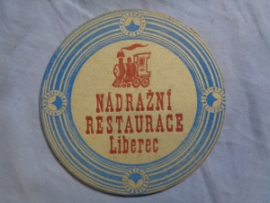 náhled knihy - Pivní podtácek: Nádražní restaurace Liberec - Restaurace Radniční sklep Liberec