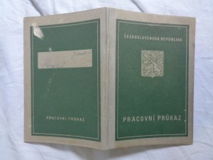 náhled knihy - Pracovní průkaz - Československá republika