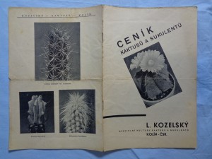 náhled knihy - Ceník kaktusů a sukulentů