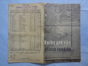 náhled knihy - Knihy pro vás: zima 1934-35