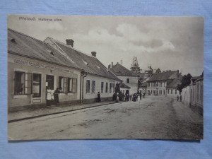 náhled knihy - Přelouč, Hálkova ulice.