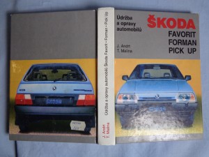 náhled knihy - Údržba a opravy automobilů Škoda favorit,forman, pick up