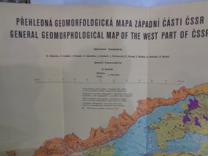 náhled knihy - Přehledná geomorfologická mapa západní části ČSSR