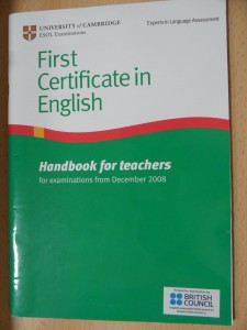 náhled knihy - First Certificate in English: Handbook for teachers for ESOL examinations from December 2008