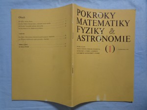 náhled knihy - Pokroky matematiky fyziky & astronomie ročník 1975 č. 1