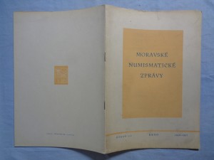 náhled knihy - Moravské numismatické zprávy č. 1-2