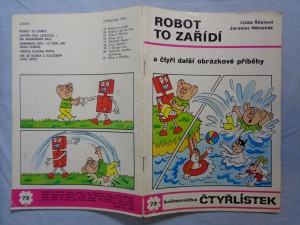 náhled knihy - Čtyřlístek: Robot to zařídí č. 73