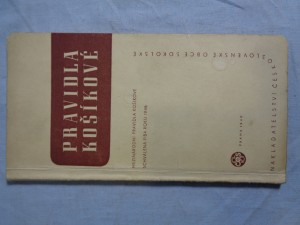 náhled knihy - Pravidla košíkové: mezin. pravidla košíkové schválená FIBA r. 1948