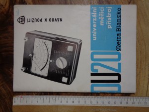 náhled knihy - DU20 - Univerzální měřící přístroj 