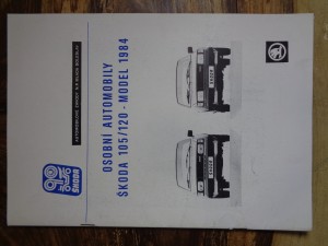 náhled knihy - Osobní automobily Škoda 105/120 - model 1984