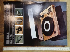 náhled knihy - Tesla NC 450: stereofonní gramofonový přístroj HiFi (leták)