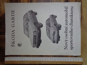 náhled knihy - Škoda Garde: Nový osobní automobil sportovního charakteru (leták)