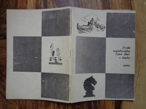 náhled knihy - Finále majstrovstva ČSSR žien v šachu Trenčín 1965
