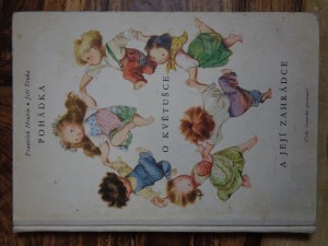 náhled knihy - Pohádka o Květušce a její zahrádce, plná zvířátek, ptáků, květin a nakonec dětí