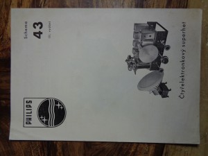 náhled knihy - Philips schema 43 III. vydání - Čtyřelektronkový superhet