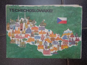 náhled knihy - Tschechoslowakei - mapa