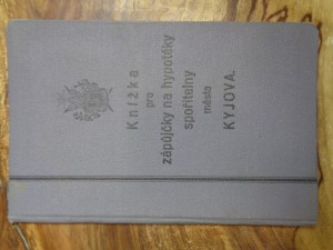 náhled knihy - Knížka pro zapůjčky na hypotéky spořitelny města Kyjova