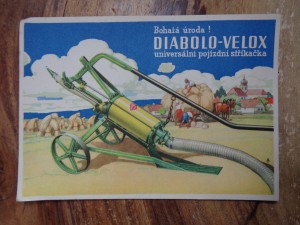 náhled knihy - Pohlednice - Diabolo-Velox: universální pojizdní stříkačka 
