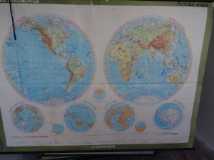 náhled knihy - Zemské polokoule mapa