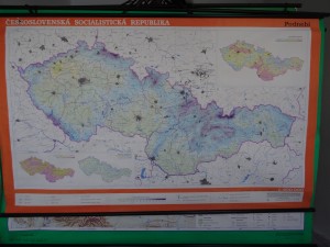 náhled knihy - ČSSR Československá socialistická republika mapa