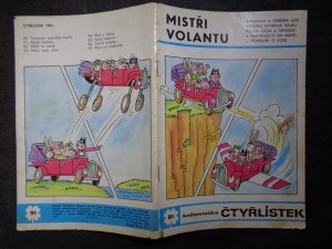 náhled knihy - Čtyřlístek: Mistři volantu č. 91