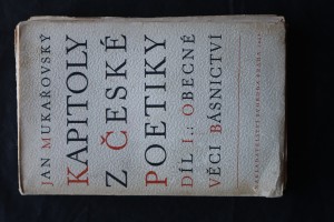 náhled knihy - Kapitoly z české poetiky. Díl první, Obecné věci básnictví