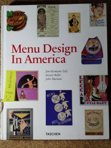 náhled knihy - menu design in america