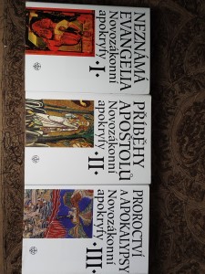 náhled knihy - Novozákonní apokryfy : Neznámá evangelia. Příběhy apoštolů. Proroctví a apokalypsy. 1. - 3. díl