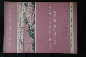 náhled knihy - Vysoké výnosy semene červeného jetele